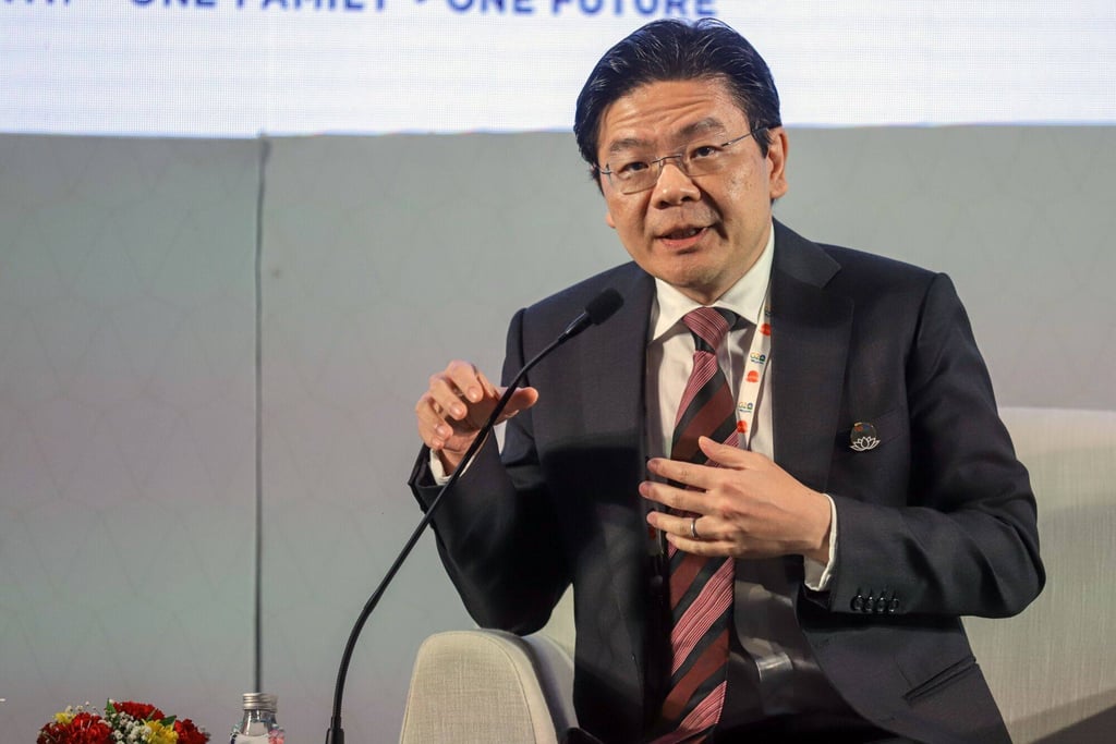 Deputy Prime Minister Lawrence Wong said the People’s Action Party had distinct policies regarding criminal wrongdoing – which is unacceptable – and other forms of misconduct. Photo: Bloomberg