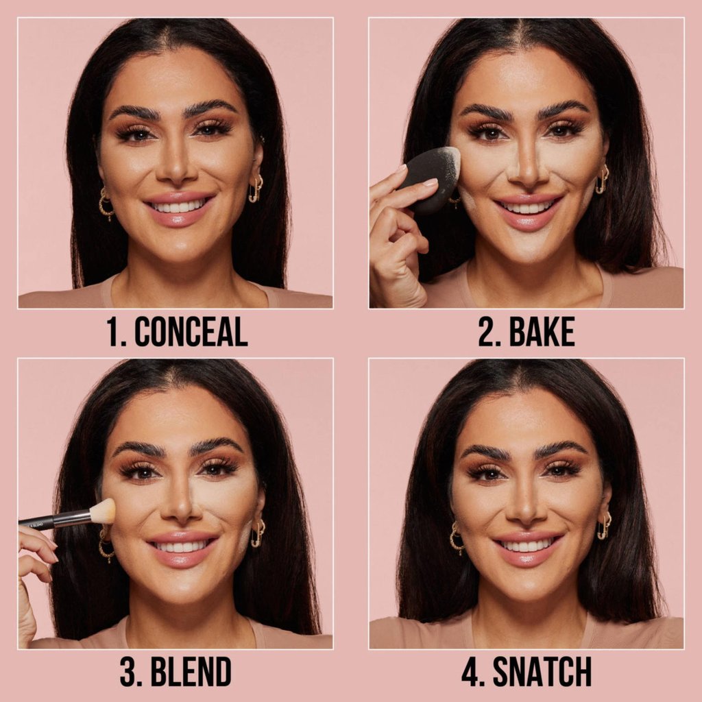 Beauty blogger Huda Kattan has a beauty hack for hot summer days that she calls “baking” in her tutorials. Photo: Huda Beauty Beauty blogger Huda Kattan has a beauty hack for hot summer days that she calls “baking” in her tutorials. Photo: Huda Beauty
