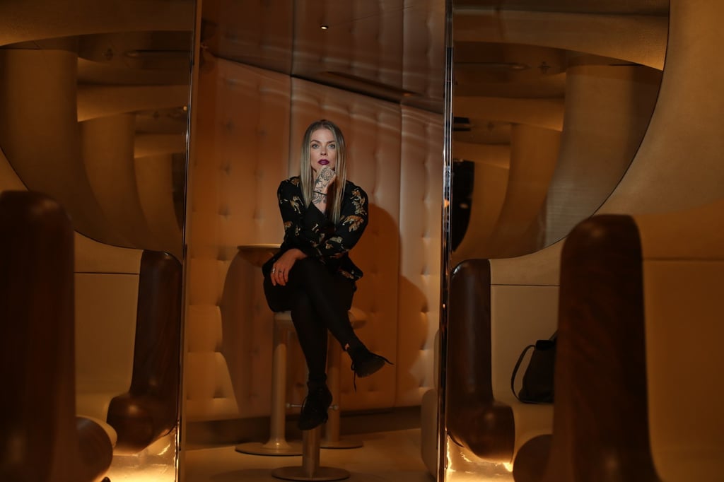 Beckaly Franks at Artifact bar in Central, Hong Kong, one of three she has opened with her wife, Ezra Star. She launched The Pontiac in 2015 and says: “My destiny was always to come to Hong Kong.” Photo: Xiaomei Chen