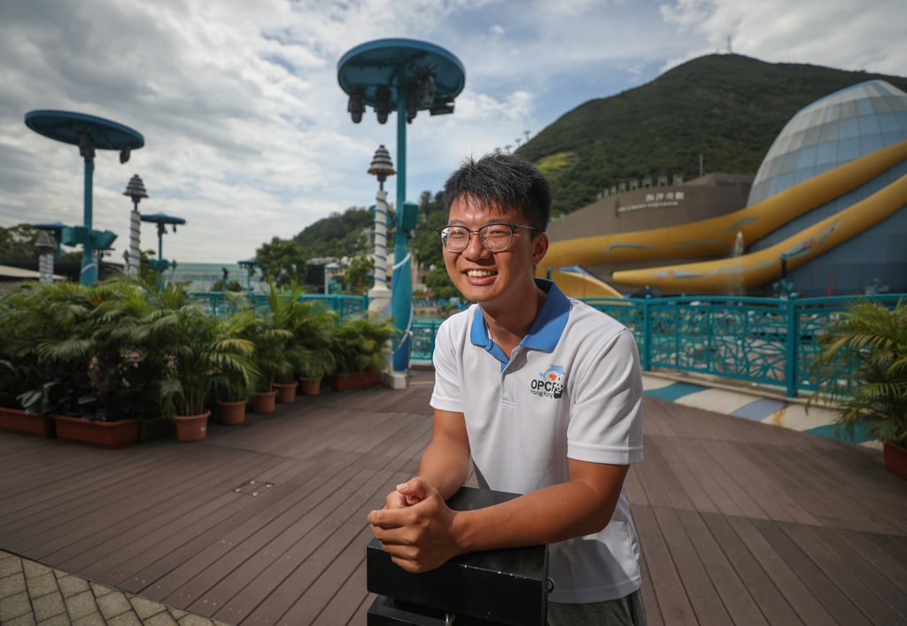 Compass Chan, a scientific officer with the Ocean Park Conservation Foundation, says the whale was feeding for shorter periods and taking longer breaks between meals. Photo: Xiaomei Chen