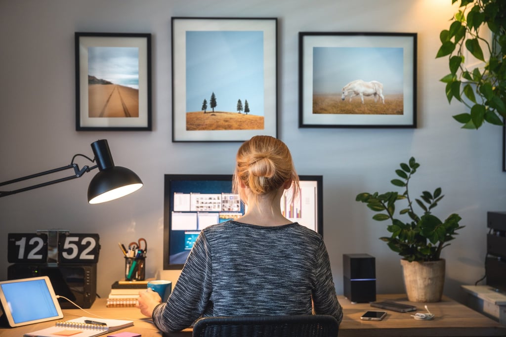 The widespread acceptance of working from home represents a paradigm shift in the way offices are used. Photo: Getty Images
