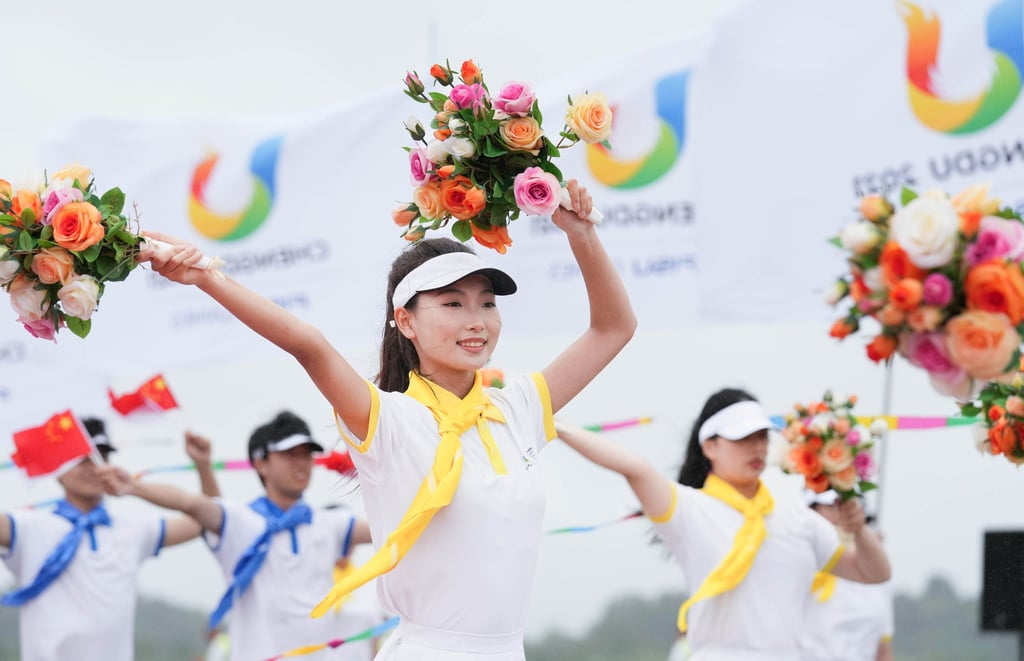 A welcoming ceremony is held upon the arrival of Indonesian President Joko Widodo in Chengdu, capital of China’s Sichuan province, July 27, 2023. Photo: Xinhua A welcoming ceremony is held upon the arrival of Indonesian President Joko Widodo in Chengdu, capital of China’s Sichuan province, July 27, 2023. Photo: Xinhua