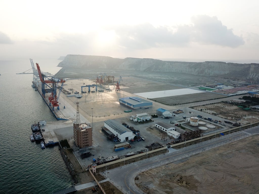 The Gwadar port in Pakistan in 2018. Chinese companies have built some US$25 billion worth infrastructure over the past decade. File photo: Xinhua
