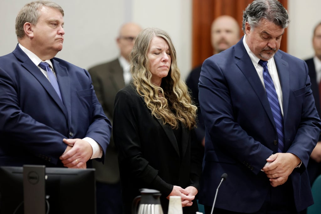 Lori Vallow listens as the jury’s verdict is read at the Ada County Courthouse in Boise, Idaho on May 12. Photo: AP