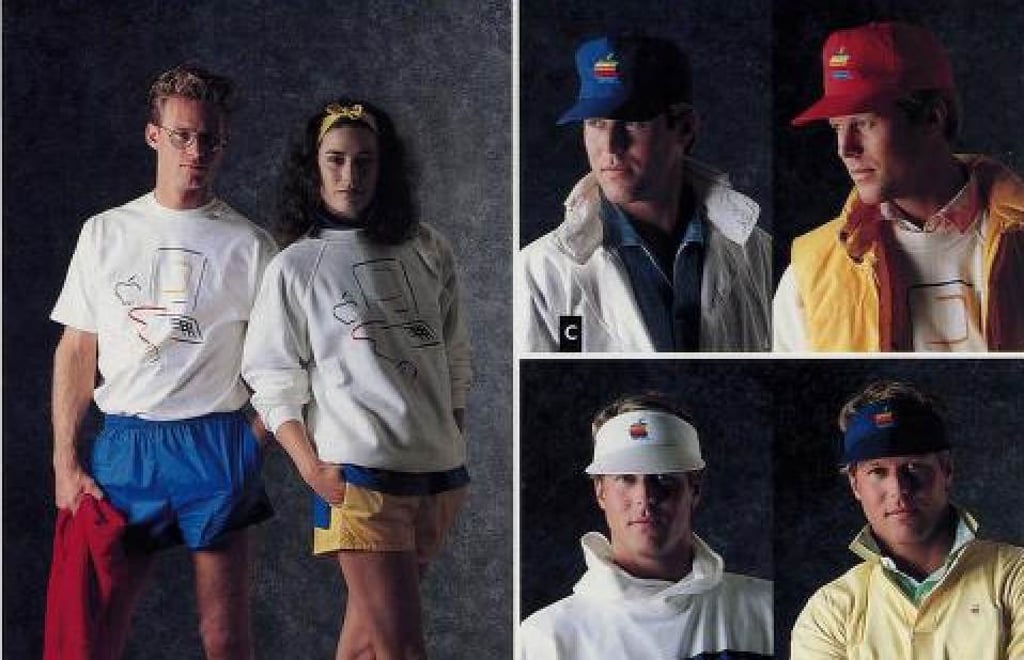 Apple sold clothing and merchandise under The Apple Collection in the 1980s. Photo: Internet Archive Apple sold clothing and merchandise under The Apple Collection in the 1980s. Photo: Internet Archive