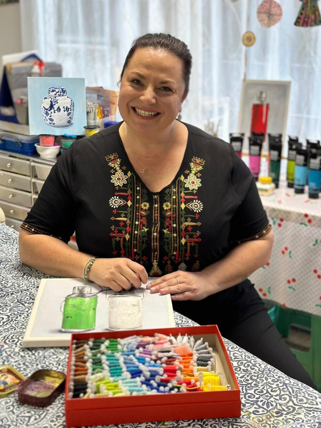 South African-born artist Adele Frankle has been teaching art in Hong Kong for over a decade. Photo: Adele Frankle