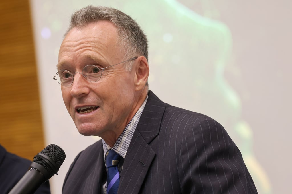 Ian Holliday, the HKU vice-president and pro-vice-chancellor for teaching and learning, says the university will allow students access to AI programs such as ChatGPT from September. Photo: Jonathan Wong