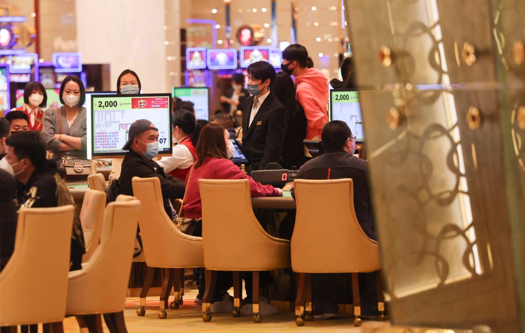 Tourists gamble in the casino at the MGM Cotai in Macau on January 16, 2023. Photo: Yik Yeung-man Tourists gamble in the casino at the MGM Cotai in Macau on January 16, 2023. Photo: Yik Yeung-man