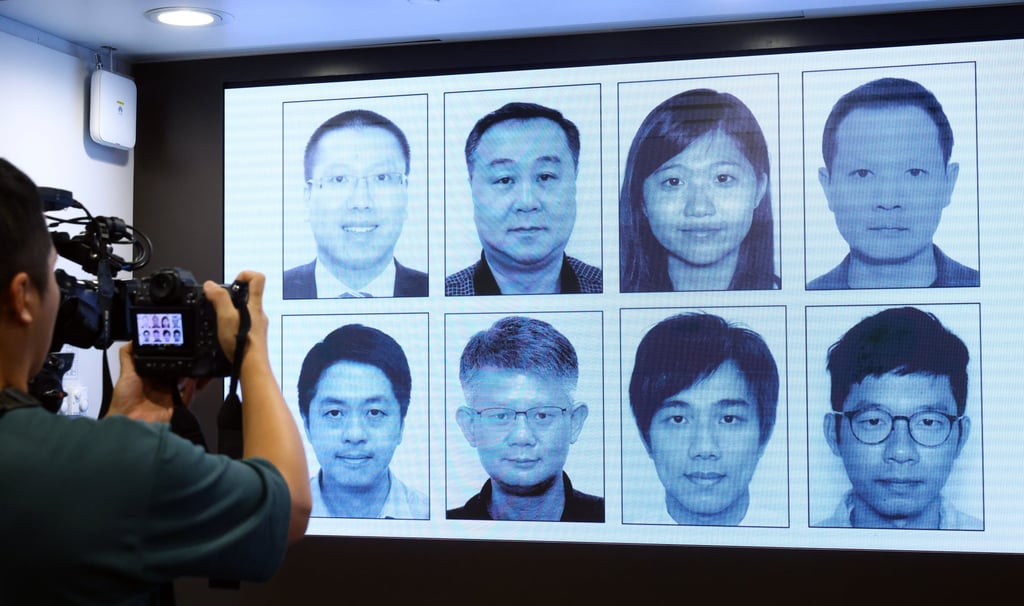 Anna Kwok (top, second from right) is a core member of the Hong Kong Democracy Council, a US-based non-profit agency that seeks to expand freedom in China. Photo: Dickson Lee Anna Kwok (top, second from right) is a core member of the Hong Kong Democracy Council, a US-based non-profit agency that seeks to expand freedom in China. Photo: Dickson Lee