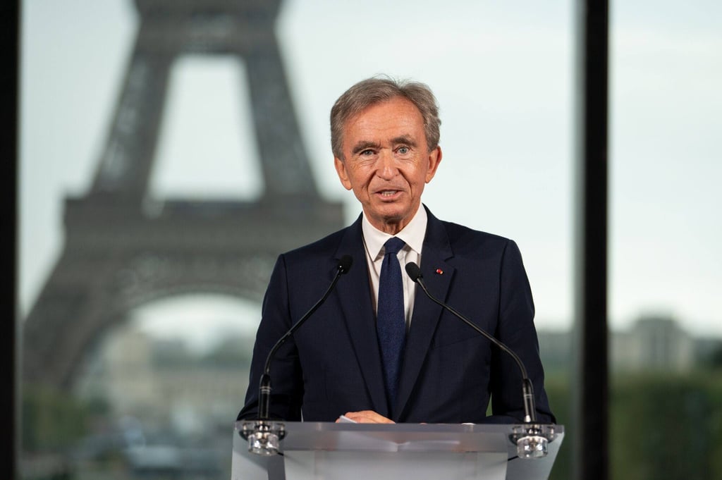 Bernard Arnault, billionaire and chairman of LVMH Moët Hennessy Louis Vuitton SE, during an LVMH Moët Hennessy Louis Vuitton SE news conference in Paris, France, on July 24. Photo: Bloomberg