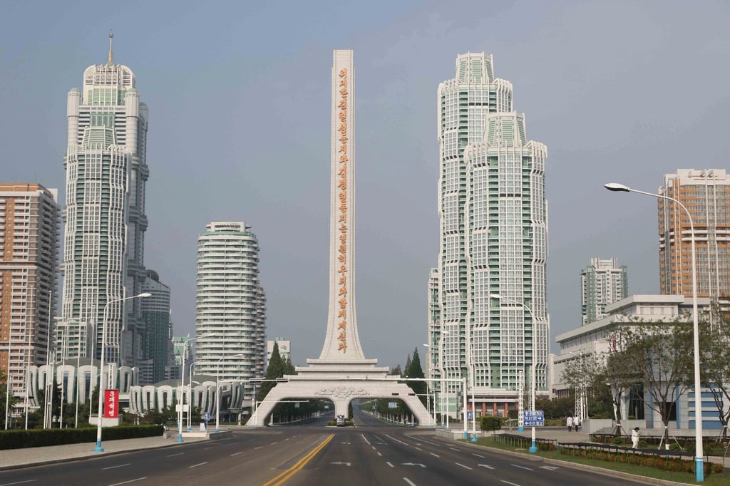 An view of Pyongyang, which golfers could soon see with their own eyes. Photo: AP An view of Pyongyang, which golfers could soon see with their own eyes. Photo: AP