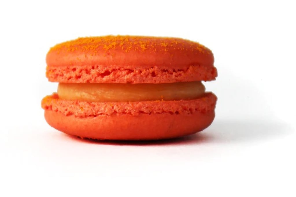 Cheetos Macaron from Macaron Parlour in New York. Photo: Handout