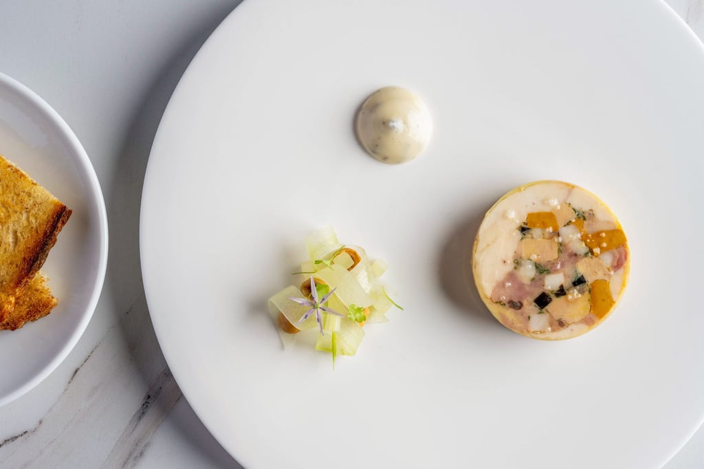 Chicken au torchon with preserved black truffle at French restaurant L’Avenue, in Shenzhen. Photo: L’Avenue Chicken au torchon with preserved black truffle at French restaurant L’Avenue, in Shenzhen. Photo: L’Avenue