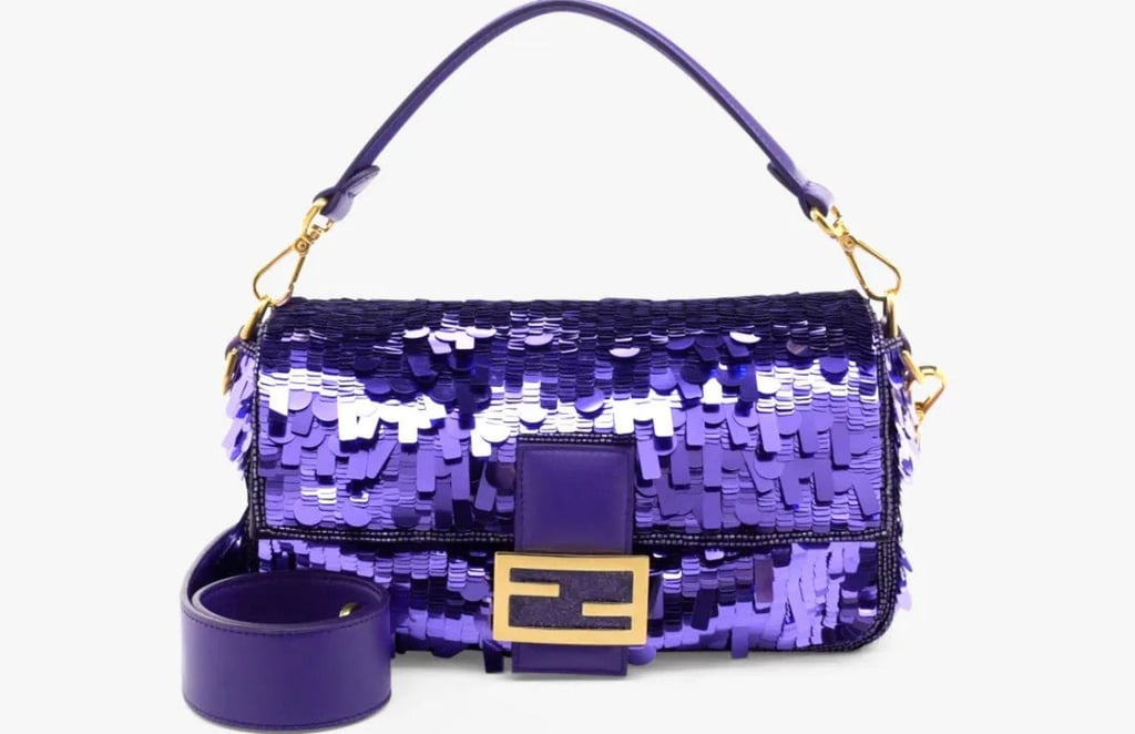The Fendi Purple sequinned Baguette Photo: Fendi The Fendi Purple sequinned Baguette Photo: Fendi