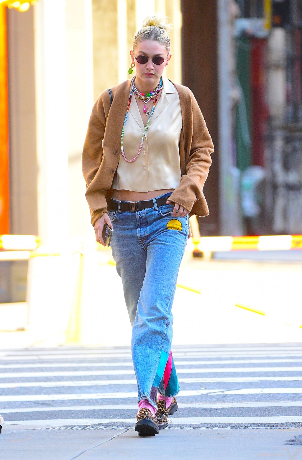 How to get Gigi Hadid s casual noughties style channel a throwback New York state of mind with pieces from Loewe Gucci and Tod s smartly updated with kooky and colourful accessories South