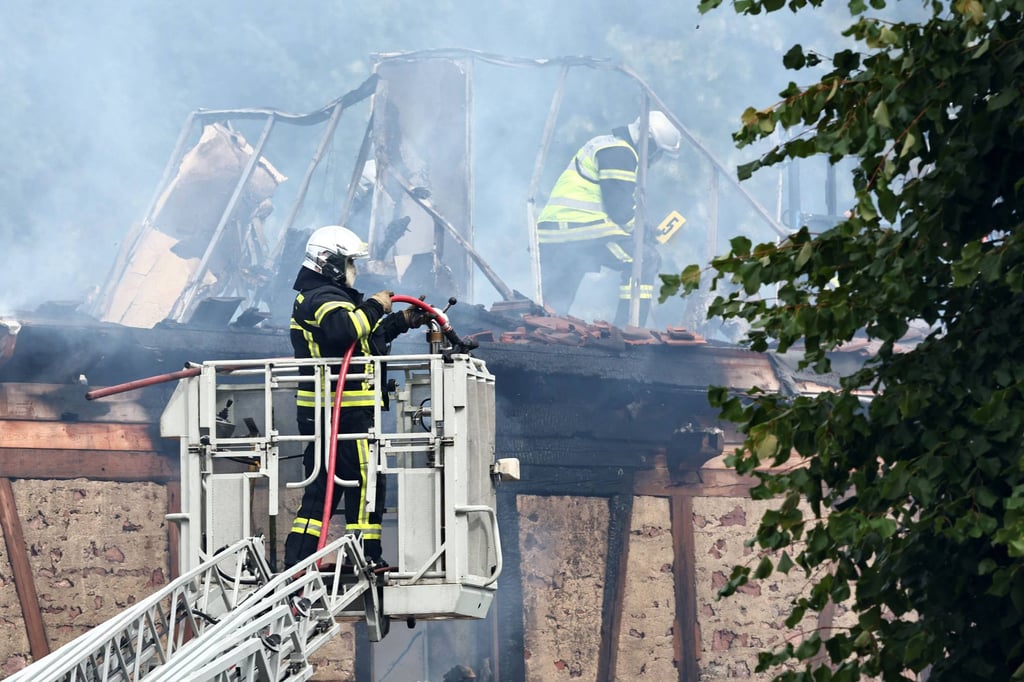 Seventeen people were evacuated from a home for disabled people in Wintzenheim, France on Wednesday. Photo: AFP