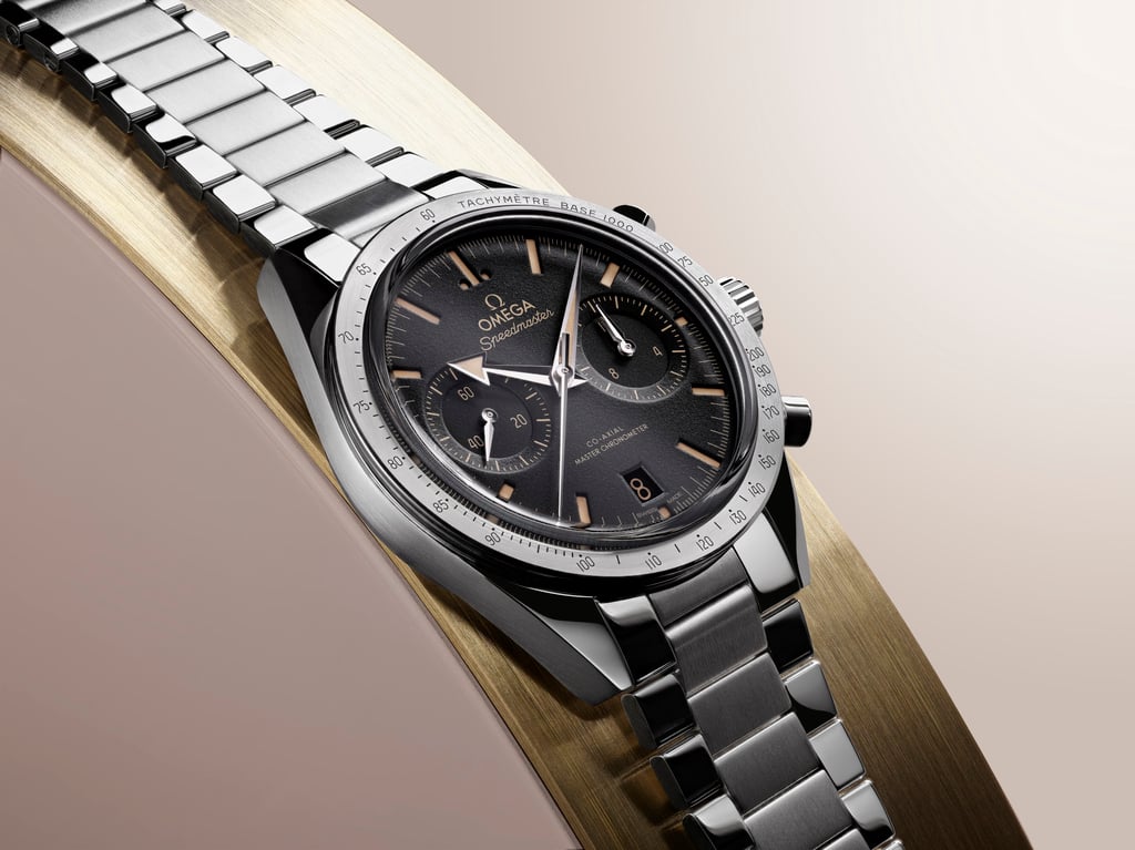 A watch from Omega’s new Speedmaster ‘57 collection. Photo: Handout