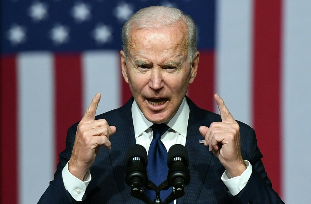 US President Joe Biden signed the executive order on Wednesday. Photo: AFP US President Joe Biden signed the executive order on Wednesday. Photo: AFP