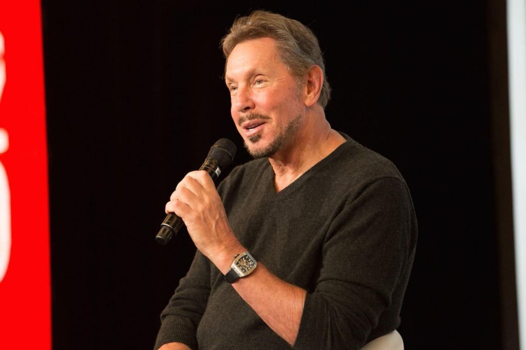 Larry Ellison makes a statement with his Richard Mille RM 0029. Photo: @OracleCloud/Twitter