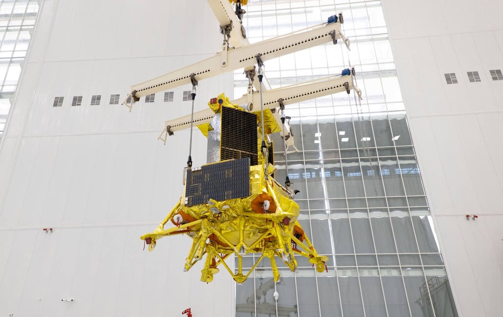 The Luna-25 craft. Photo: Russian Space Agency Roscosmos via AFP