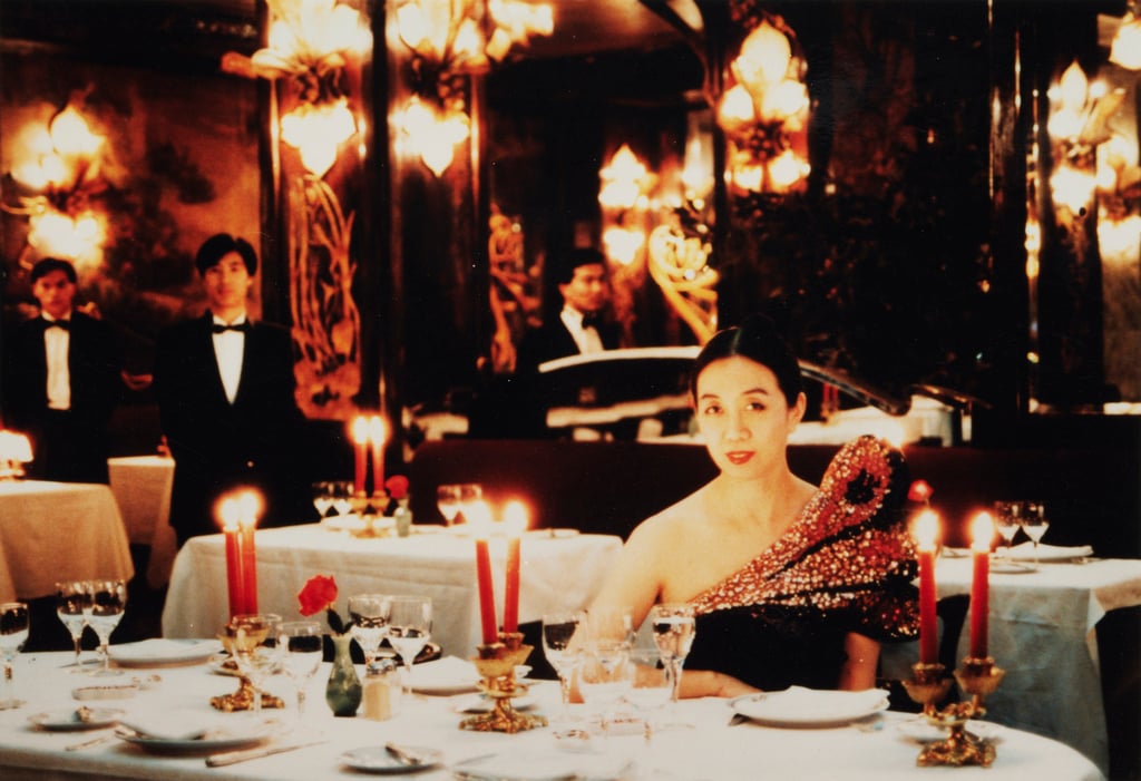Song Huai-kuei in a Pierre Cardin evening dress at Maxim’s Beijing in the mid-1980s. Photo: Yonfan