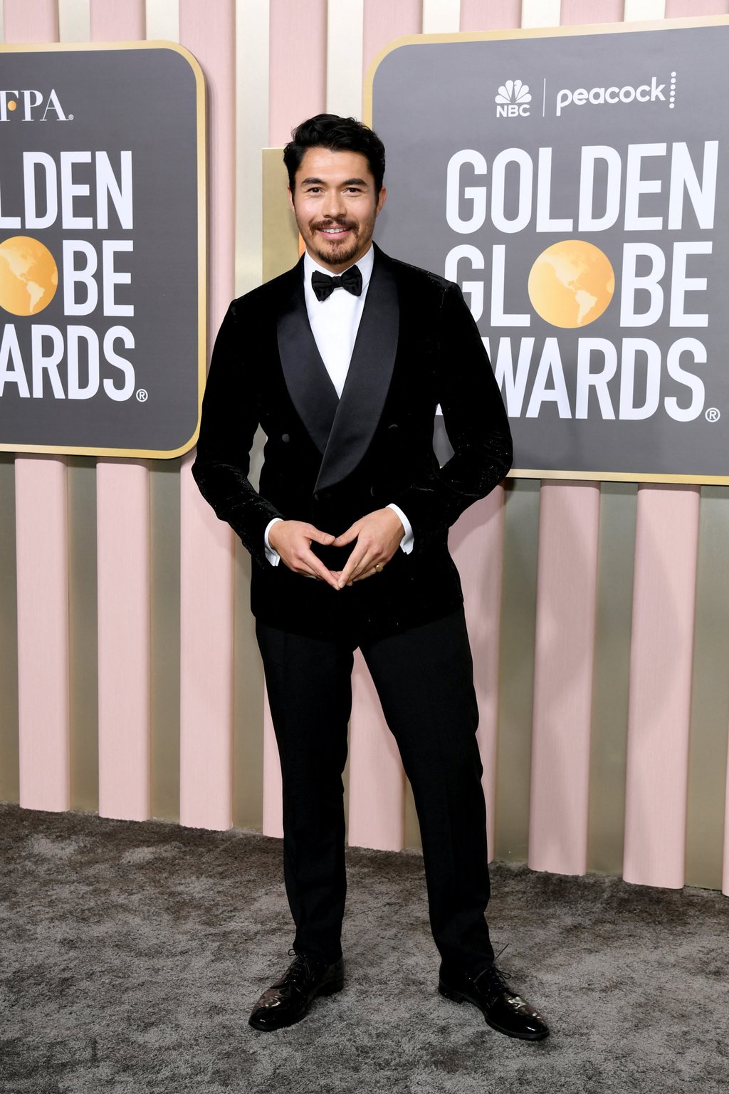 Henry Golding attends the 80th Annual Golden Globe Awards at The Beverly Hilton on January 10, in Beverly Hills, California. Photo: Getty Images Henry Golding attends the 80th Annual Golden Globe Awards at The Beverly Hilton on January 10, in Beverly Hills, California. Photo: Getty Images