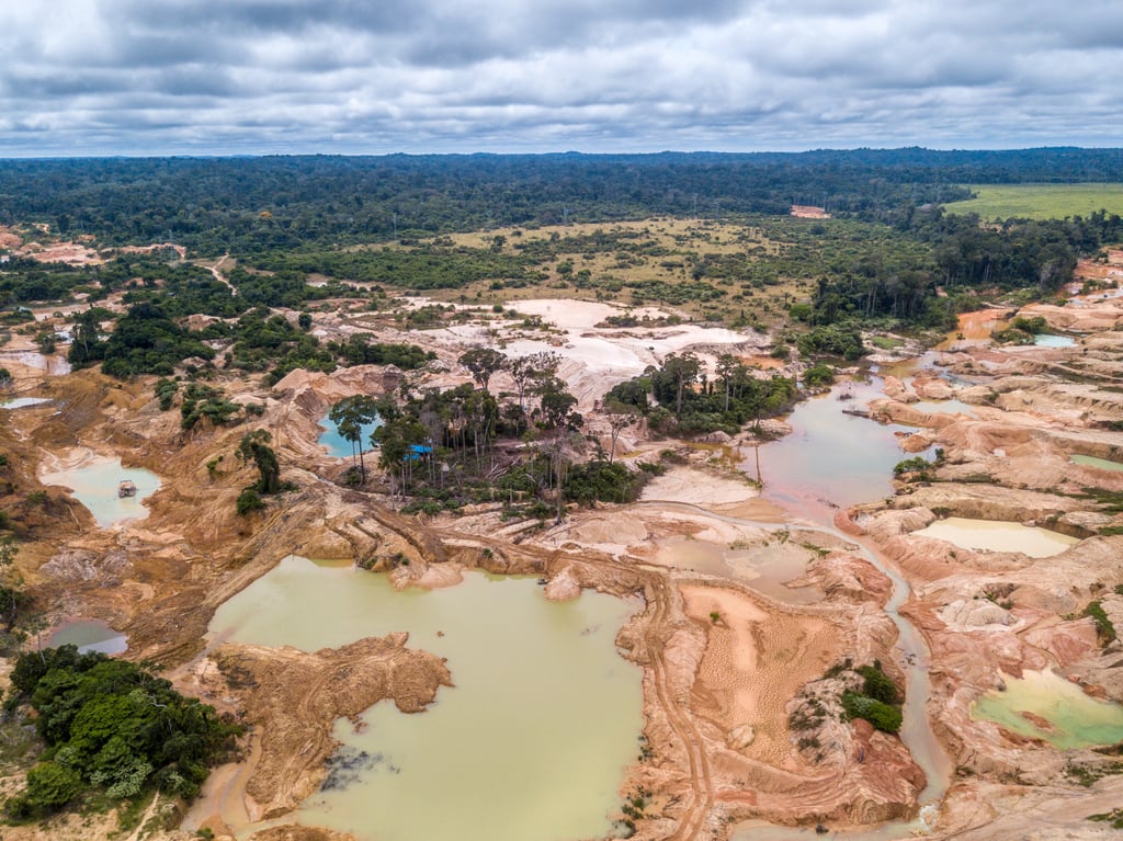 Mining accounted for 10 per cent of the deforestation that occurred in the Brazilian rainforest between 2005 and 2015. Photo: Shutterstock