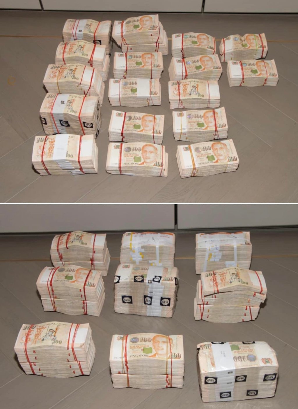 Singapore Police seizure. Photo: Singapore Police/Facebook