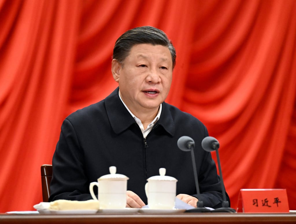 Xi Jinping told top cadres to “be patient and move forward in a steadfast manner”. Photo: Xinhua Xi Jinping told top cadres to “be patient and move forward in a steadfast manner”. Photo: Xinhua