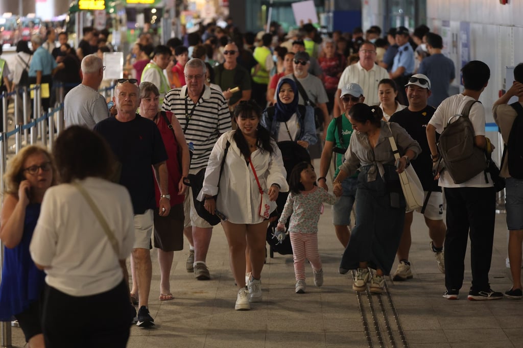 Passengers faced a logistics fiasco as the vessel returned to the city for the first time since the Covid-19 pandemic. Photo: Edmond So