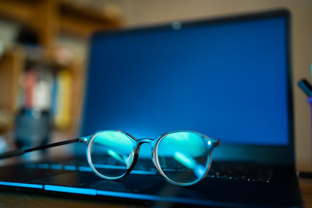 Are blue light blocking glasses good for eye health and sleep quality No new study suggests South China Morning Post