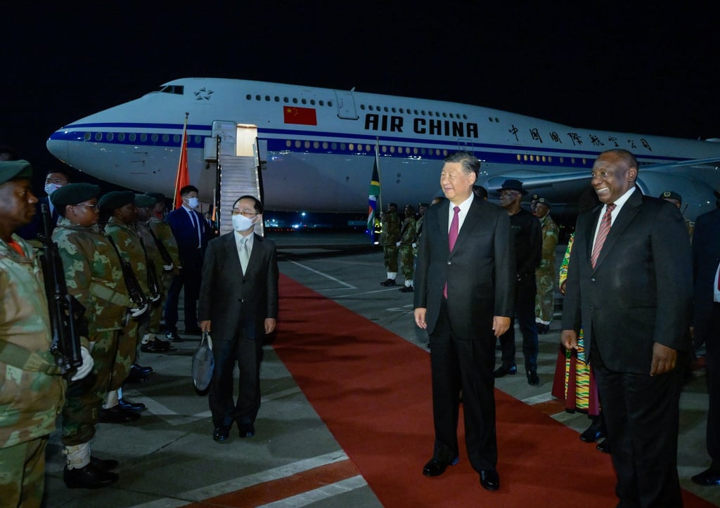 Xi Jinping will meet South African officials and co-chair a separate dialogue with African leaders during his visit. Photo: Xinhua