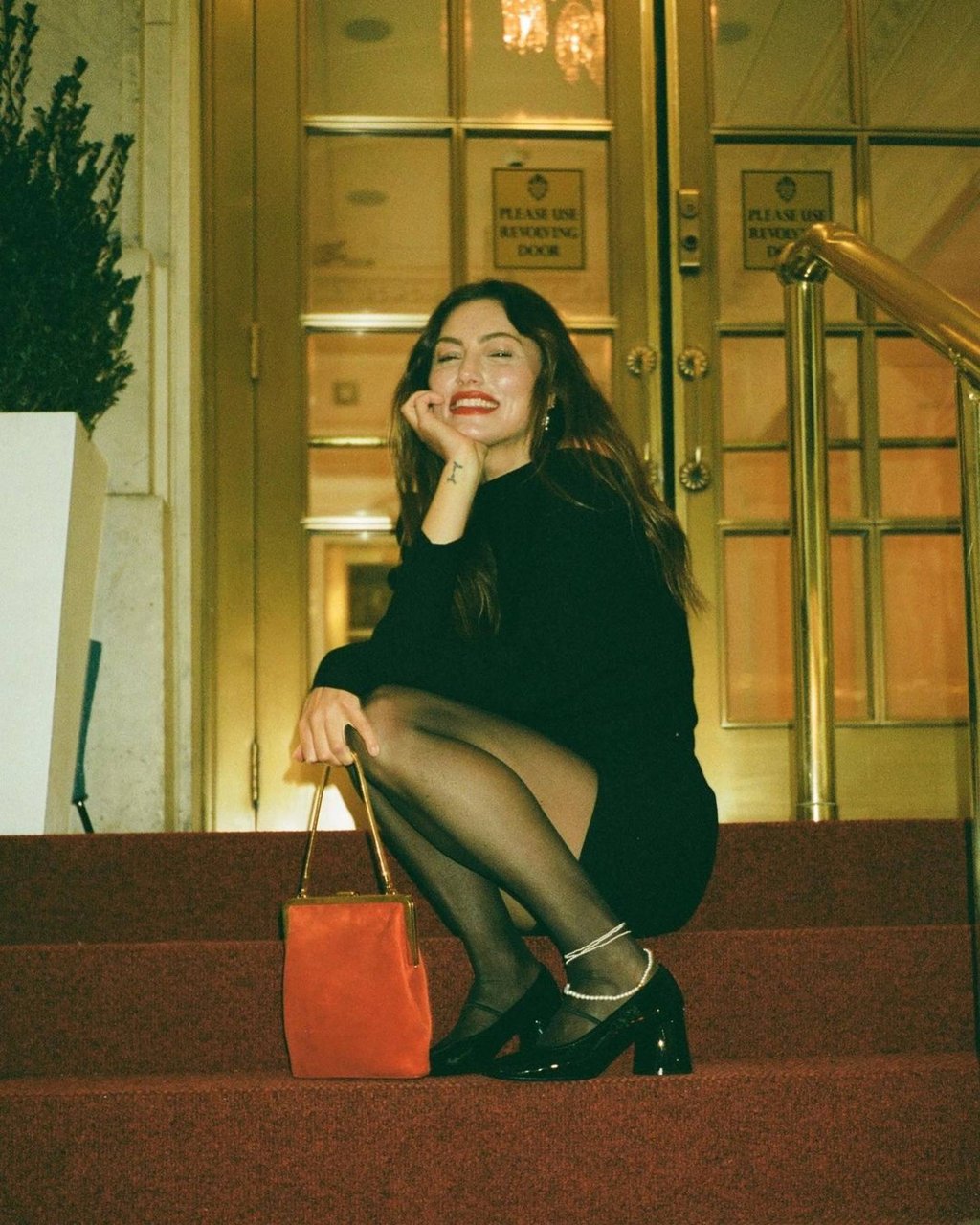 Model Phoebe Tonkin wearing a pearl anklet. Photo: Handout Model Phoebe Tonkin wearing a pearl anklet. Photo: Handout