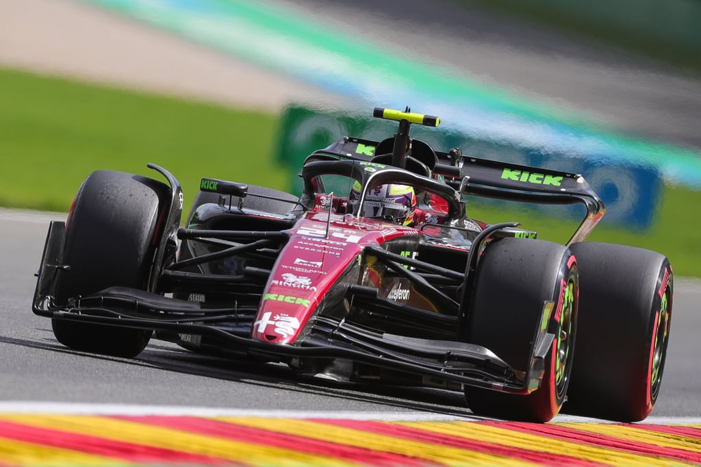 Zhou is 16th in standings with four points this season, one fewer than teammate Valtteri Bottas. Photo: Xinhua