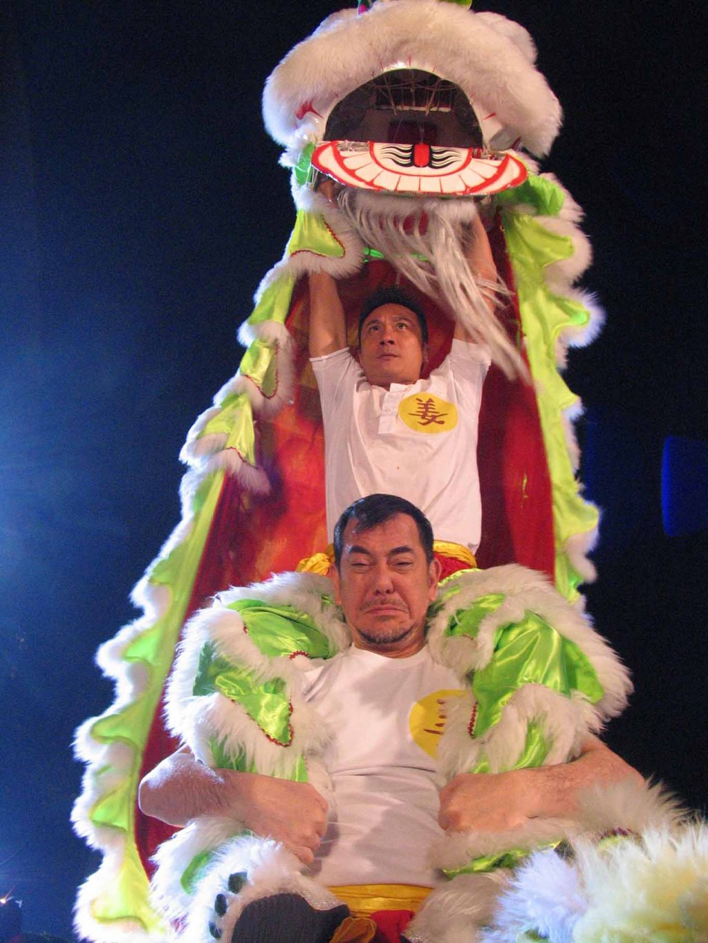 Francis Ng (top) and Anthony Wong in a still from “Dancing Lion” (2007), co-directed by Ng and Marco Mak Chi-sin. Photo: SCMPost