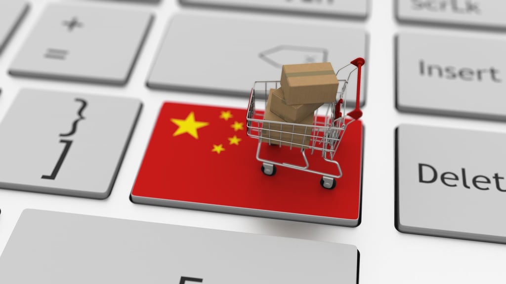 China’s e-commerce market saw total sales grow 13.1 per cent year on year to US$983 billion in the first half of 2023. Image: Shutterstock