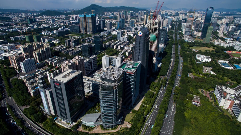 The science and technology park in Shenzhen, part of one of mainland China’s first special economic zones. Photo: Xinhua
