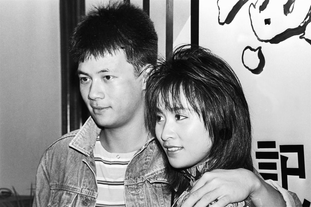 Cheung Siu-fai and Lau promoting TVB series “The Turbulent Decade” in 1986. Photo: SCMP