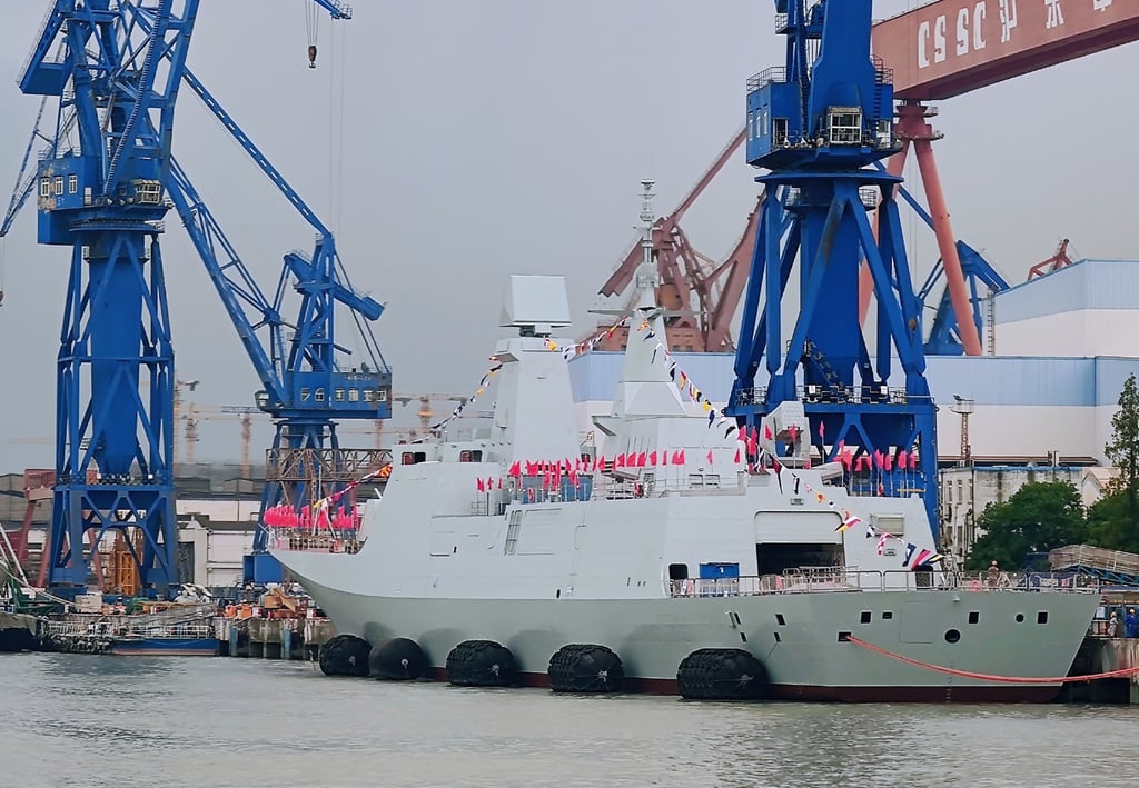 The defence ministry has confirmed the new frigate is being developed. Photo: Weibo