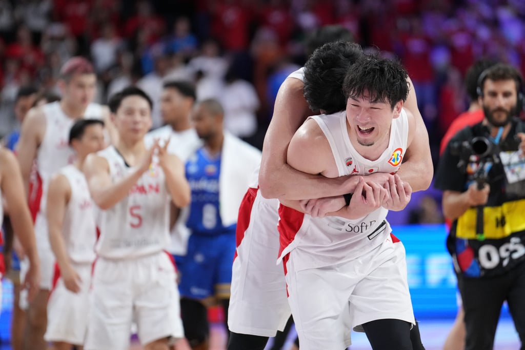 Japan beat Venezuela in Okinawa 86-77 to set them up for a chance to qualify for Paris. Photo: Xinhua