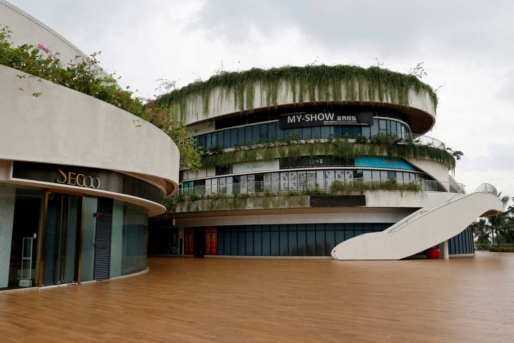 A view of closed shops in Forest City. Observers say Forest City will continue to struggle to find buyers for its units. Photo: Reuters