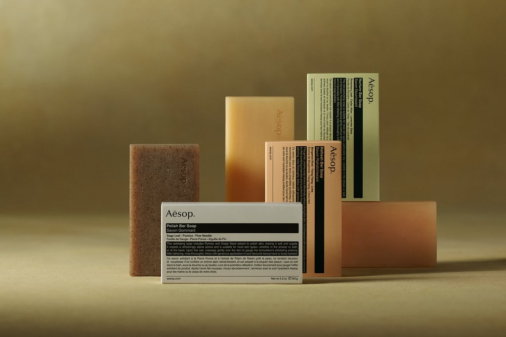 Aesop soaps are environmentally friendly. Photo: Handout