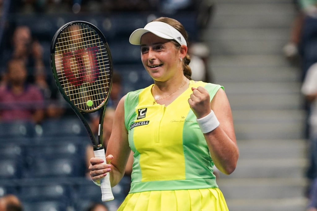 Jelena Ostapenko of Latvia upset defending champion Iga Swiatek of Poland in the fourth round. Photo: EPA-EFE
