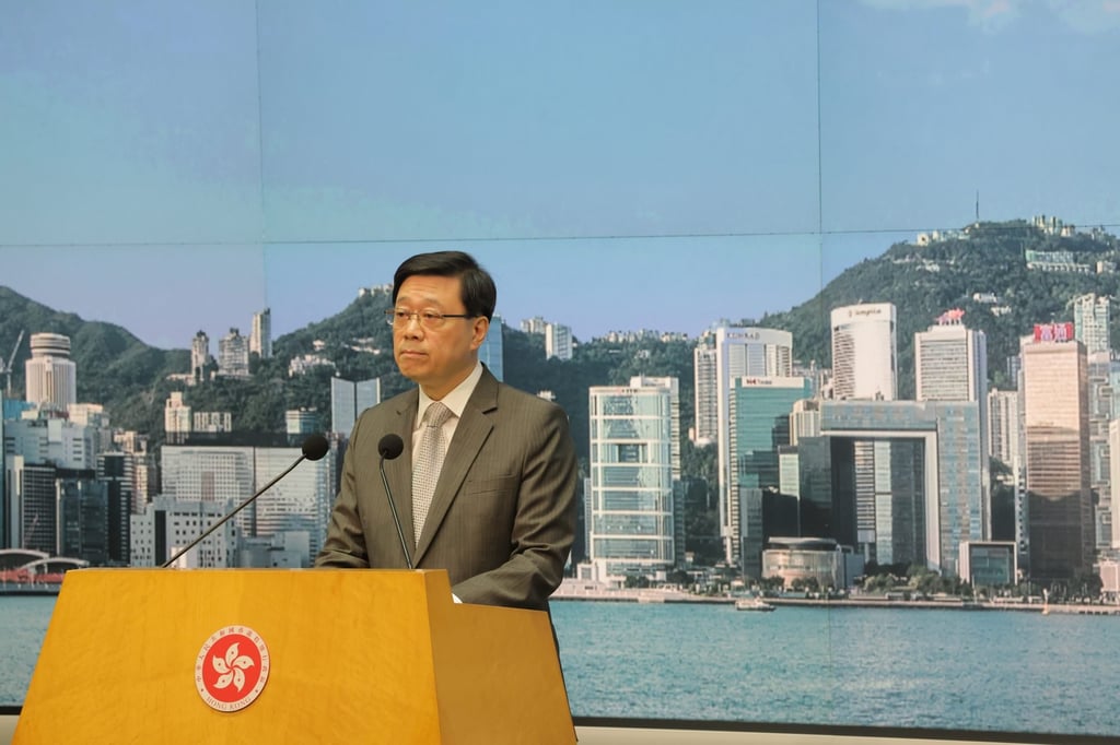 Hong Kong leader John Lee has reiterated calls to rejuvenate the city’s nightlife. Photo: Jelly Tse Hong Kong leader John Lee has reiterated calls to rejuvenate the city’s nightlife. Photo: Jelly Tse