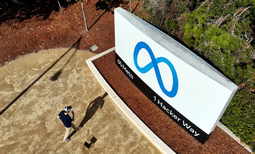 The headquarters of Meta Platforms, owner of Facebook, in Menlo Park, California. Photo: AFP/Getty Images/TNS The headquarters of Meta Platforms, owner of Facebook, in Menlo Park, California. Photo: AFP/Getty Images/TNS