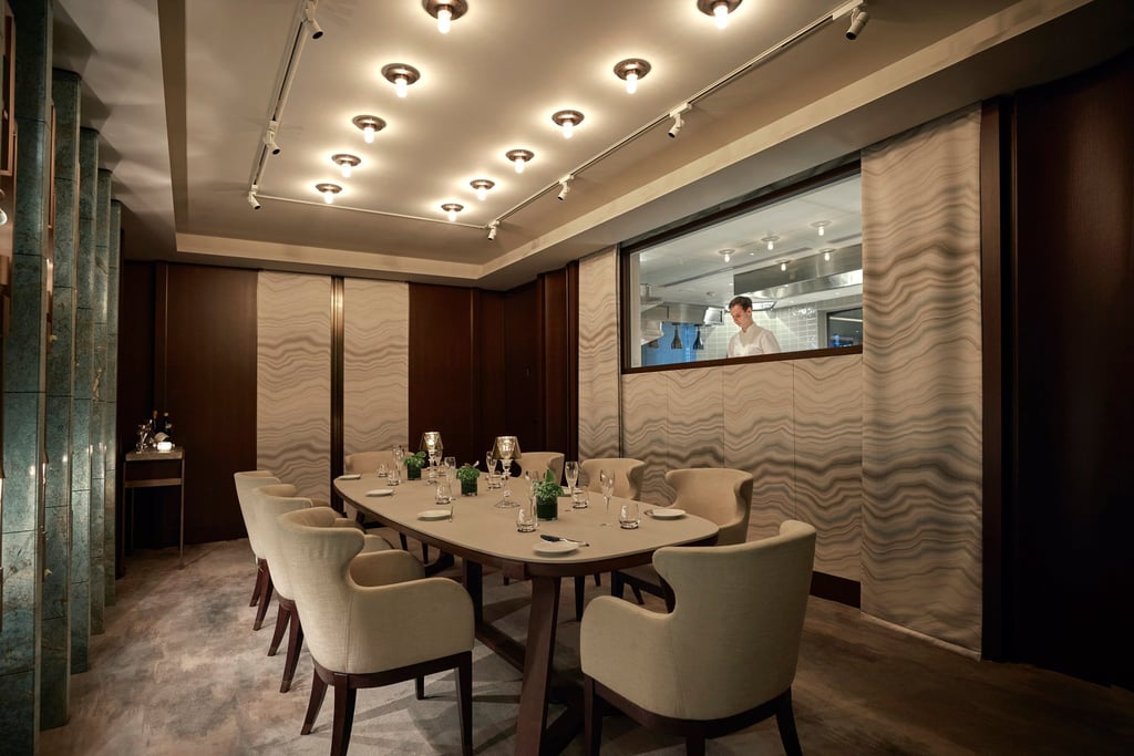 Inside Sézanne, Calvert’s two-Michelin-star restaurant in Tokyo.