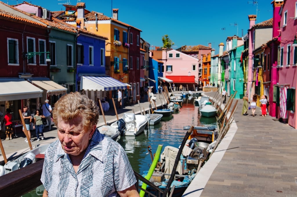 The island of Burano in Venice is characteristic for its colourful little houses and lace making. Photo: NurPhoto via Getty Images The island of Burano in Venice is characteristic for its colourful little houses and lace making. Photo: NurPhoto via Getty Images