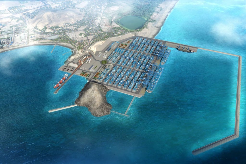An artist’s impression of the port. Photo: Cosco Shipping An artist’s impression of the port. Photo: Cosco Shipping