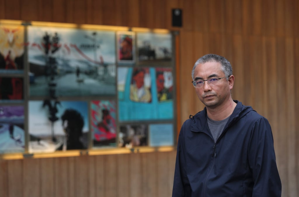 Late Tibetan film director Pema Tseden in Hong Kong in 2019. Photo: Xiaomei Chen Late Tibetan film director Pema Tseden in Hong Kong in 2019. Photo: Xiaomei Chen
