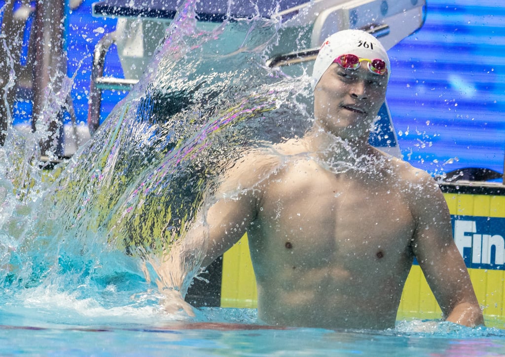 China’s three-time Olympic swimming champion Sun Yang is serving a four-year doping ban. Photo: dpa